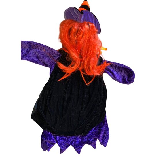 Toddler Witch Costume Chrisha Playful Plush Purple & Orange Halloween Outfit Age - Picture 8 of 9